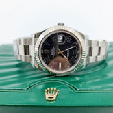 롤렉스 Datejust II 116334 그레이 블랙 로만 다이얼 오이스터 브레이슬릿 41mm
